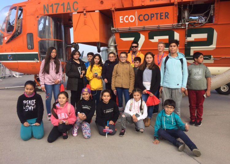 Estudiantes de Cobquecura visitan la FIDAE 2018