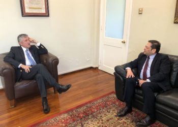 Presidente de la Corte de Apelaciones de Chillán recibe saludos protocolares de seremi de Justicia y delegado presidencial de Ñuble