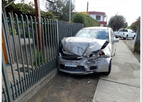 Ciclista atropellado en Bulnes fue trasladado en estado grave a Chillán