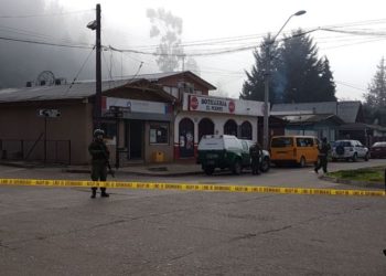 Violento asalto con rehenes deja un carabinero herido en Galvarino en la novena región