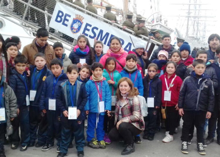 Estudiantes de Cobquecura recorrieron buques navales y museos en Talcahuano