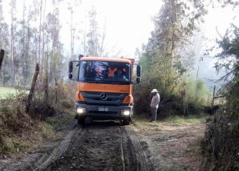 Municipio de Trehuaco y vecinos se unieron para mejorar camino rural