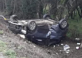 Derrame de petróleo provoca varios accidentes en ruta entre Cocharcas y Ninhue