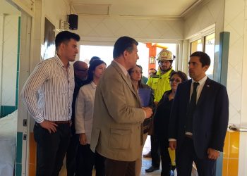 Incendio en Cesfam de San Nicolás moviliza a las autoridades de Ñuble