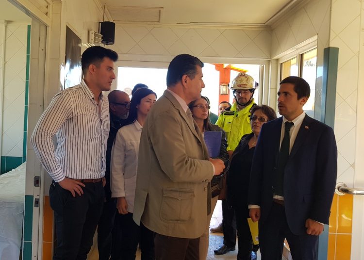 Incendio en Cesfam de San Nicolás moviliza a las autoridades de Ñuble