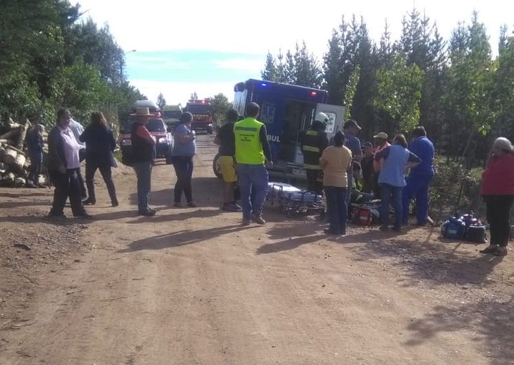 Vecino de Trehuaco resultó herido tras volcar en su camioneta en sector El Aromo