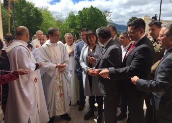 Masiva asistencia hubo en Consagración del Templo Parroquial en Quirihue