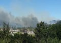 Incendio en Carrizales, cerca de Guarilihue pone en peligro viviendas