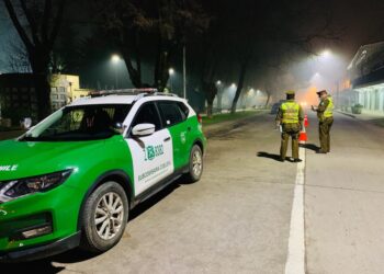 18 detenidos por toque de queda y 16 infracciones por restricción vehicular en Ñuble
