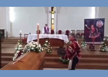 Inician sumario contra parroquia donde un viudo bailó una cueca en honor a su pareja fallecida en San Carlos