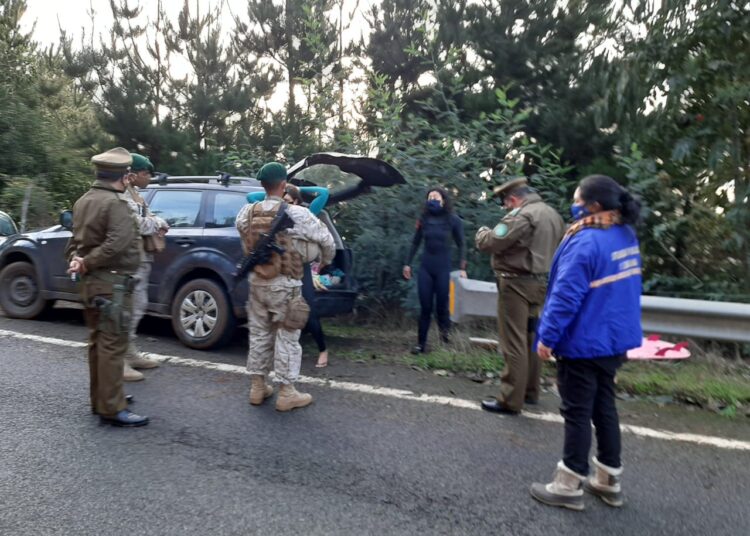 Carabineros, Ejército y Seguridad ciudadana continúan fiscalizando en Cobquecura