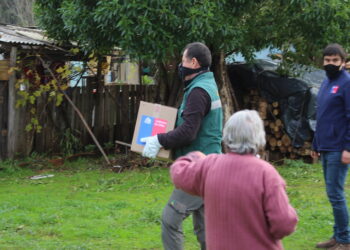 Tres comunas de Itata iniciaron nueva entrega de Alimentos para Chile