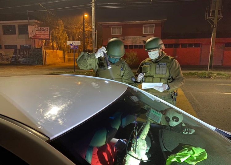 32 personas fueron detenidas en horario de toque de queda en Ñuble esta madrugada