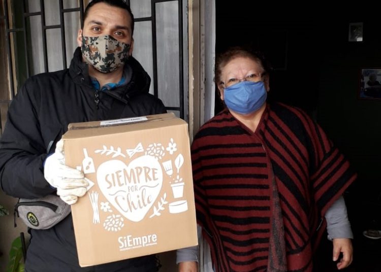 Cámara Chilena de la Construcción de Chillán inicia entrega de cajas de alimento “SiEmpre por Chile”