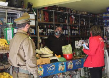 Comercio de Cobquecura refuerza medidas preventivas contra el Covid-19