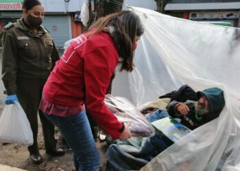 Activan Plan “Invierno Protegido” para personas en situación de calle