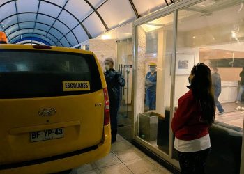 450 personas han sido trasladadas en furgones escolares a Residencias Sanitarias