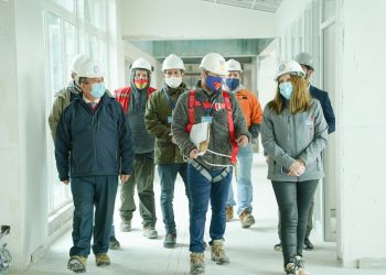 Un 89% de avance llevan las obras del nuevo Cesfam de Quillón