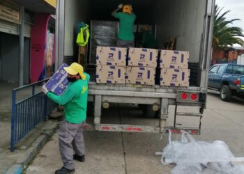 Este lunes comienza nueva fase de entrega de cajas de alimentos en zona norte de Quirihue