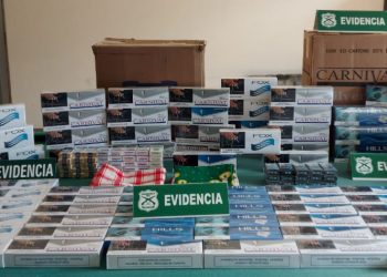 Carabineros detiene en Chillán a 3 personas por venta ilegal de cirgarrillos de contrabando