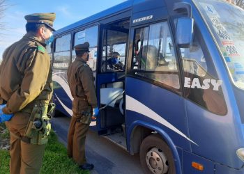 Carabineros inició plan de monitoreo y fiscalización de buses urbanos en Chillán