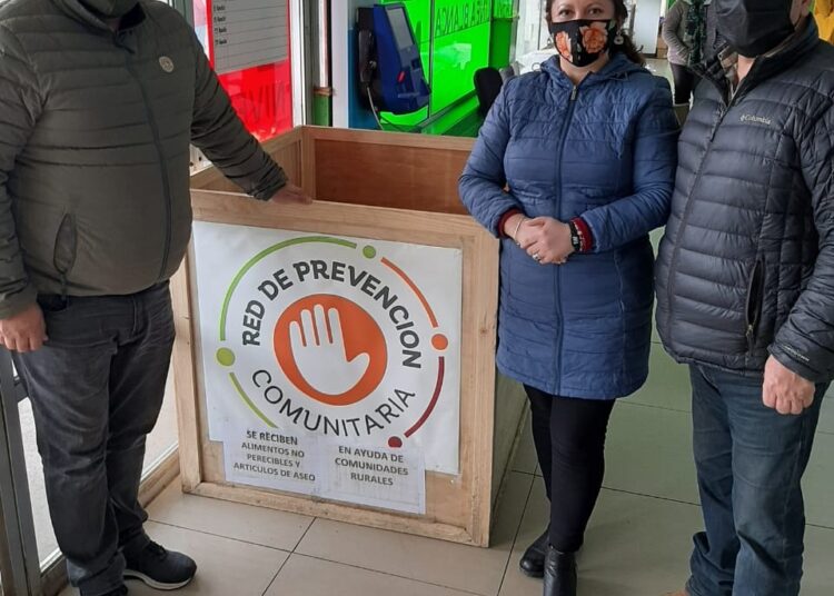 Red de Prevención Comunitaria entrega ayuda a vecinos de zonas de interfaz en Ñuble