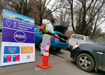Instalan nuevo punto de sanitización en la comuna de Yungay
