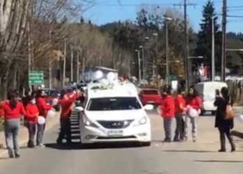 Con muestras de pesar despiden a la pequeña Antonela Vega en Coelemu