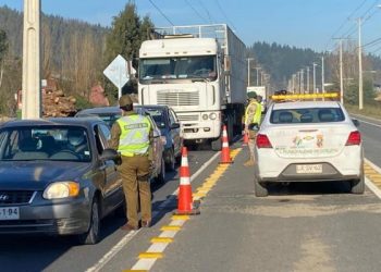 En Coelemu reinstalan punto de control fijo en acceso sur a la comuna