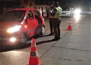 Carabineros detuvo a 36 personas por incumplir cuarentena y toque de queda en Ñuble