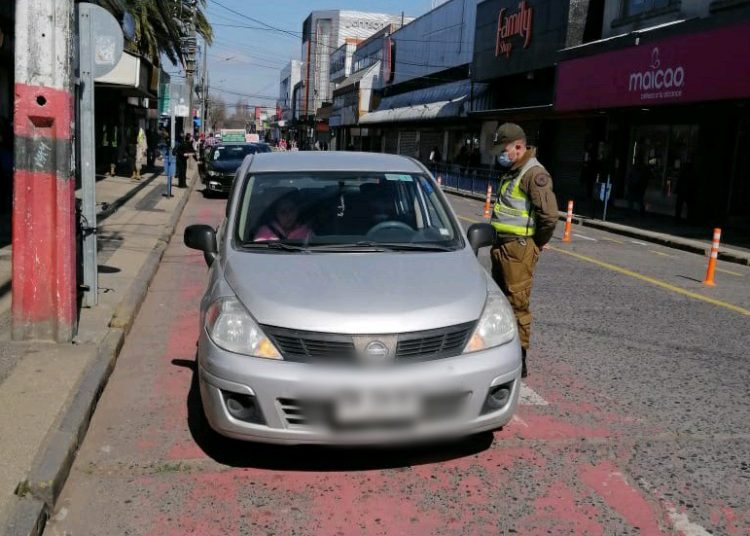 Carabineros detuvo a 33 personas por incumplir cuarentena y toque de queda en Ñuble