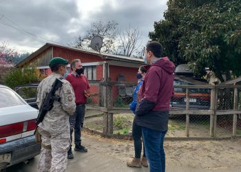 Inspectores municipales fiscalizaron casos de Covid-19 y cuarentenas en Trehuaco