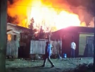 Niña de 11 años y su padre sufrieron quemaduras en incendio de vivienda en Coelemu