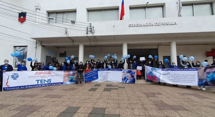 En San Carlos TENS marcharon pidiendo ser incluidos en Código Sanitario