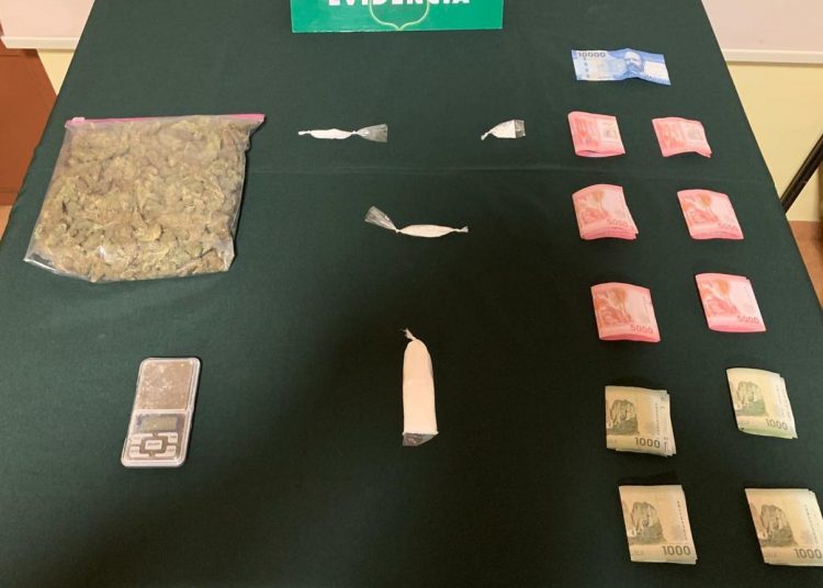 Carabineros del OS7 Ñuble detuvo a sujeto que comercializaba marihuana en sector oriente de Chillán