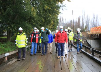 Autoridades proyectan inauguración del puente Coihueco-Pinto para antes de fin de año