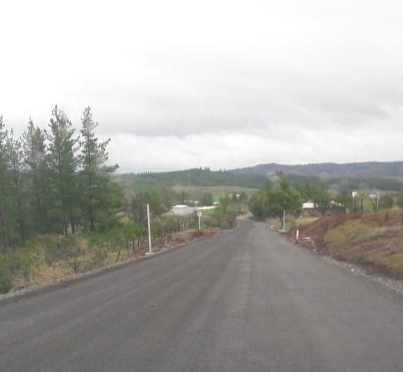 Asfaltan 4 kilómetros del camino a Reloca en Ninhue