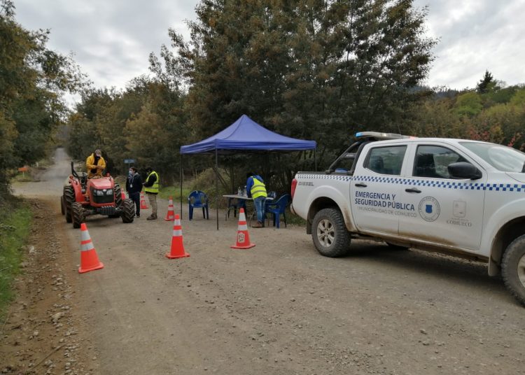 Coihueco inicia su cuarentena con dos puntos de control y cuatro accesos cerrados