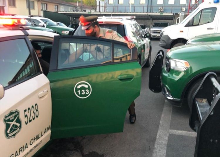 En control vehicular fueron sorprendidos con cocaína en Chillán