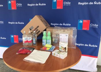 Se inició la distribución de Kits de Cuidado Sanitario para 505 establecimientos de la Región de Ñuble