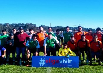 Futbolistas de Cobquecura volvieron a jugar en campeonato organizado por Programa Senda