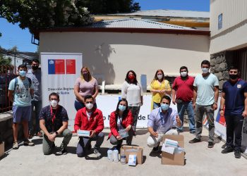 Mindep entrega kits de prevención Covid-19 a talleres deportivos de diez comunas de Ñuble