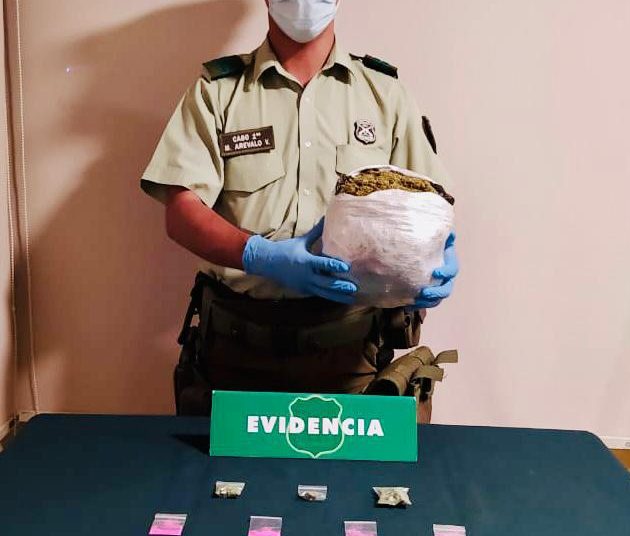 En control carretero Carabineros del OS7 Ñuble incautó marihuana y «cocaína rosada»
