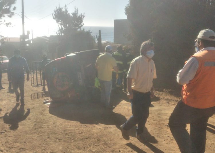Una menor herida al volcar jeep en sector Rinconada en Cobquecura