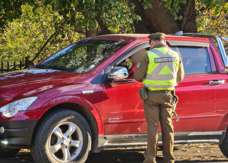 Carabineros registró 9 infractores de medidas sanitarias en Ñuble