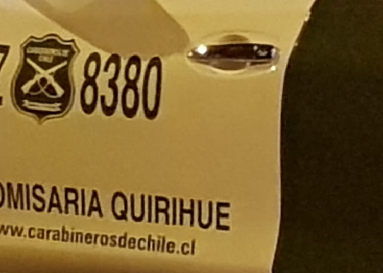 Cuádruple colisión se registra esta noche en ruta Quirihue a Ninhue