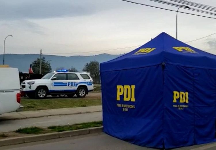 Encuentran cadáver de hombre asesinado sobre una carretilla en plena vía pública en Talca