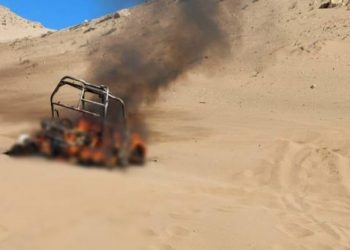 Padre y su hija mueren tras sufrir accidente en buggy en Copiapó: vehículo se incendió