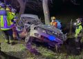 Tres personas mueren al chocar automóvil con un árbol en Bulnes
