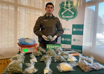 Carabineros del OS7 Ñuble desbarató organización criminal y le incautó más de 3.500 dosis de diversas drogas
